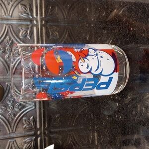 Vintage Christmas Pepsi-Cola Frosty The Snowman Glass